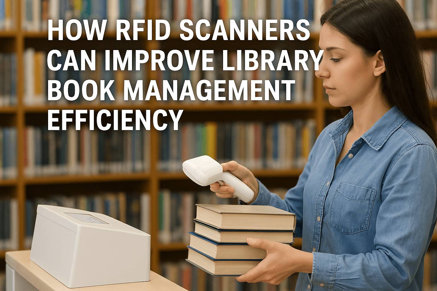 كيف يمكن لأجهزة مسح RFID تحسين كفاءة إدارة كتب المكتبة